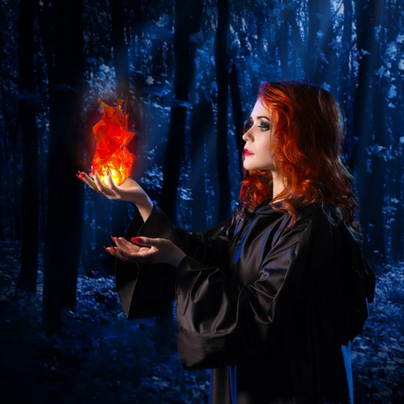 Halloween Floating Fireball Prop Fun Role Playing Hands Cosplay Tricky Party Gimmick Levitate Stage Street Illusions Props | Дом и сад