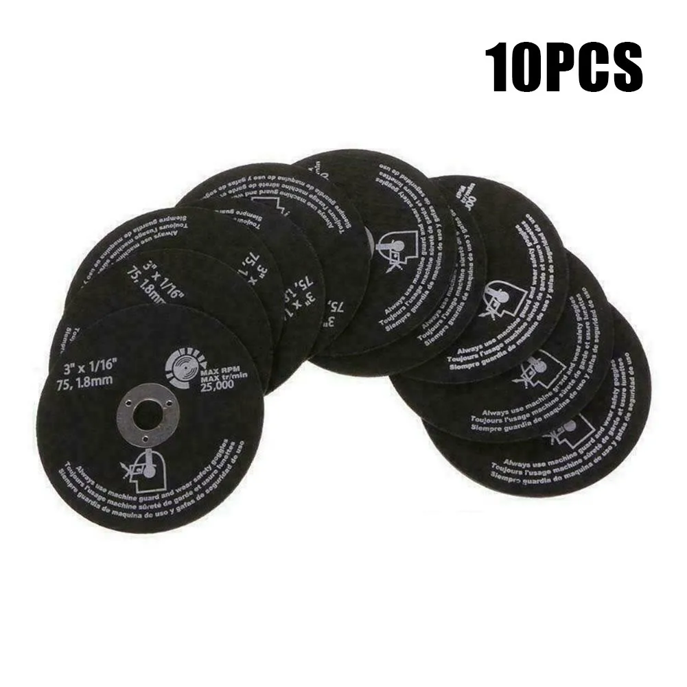

Black Saw Blades Blades Cutting Disc Grinding Saw 1.8mm Thickness 10pcs