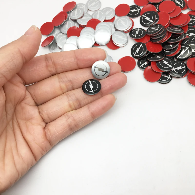 Стайлинг автомобиля 5 шт. 14 мм автомобильные наклейки на ключи логотип эмблема