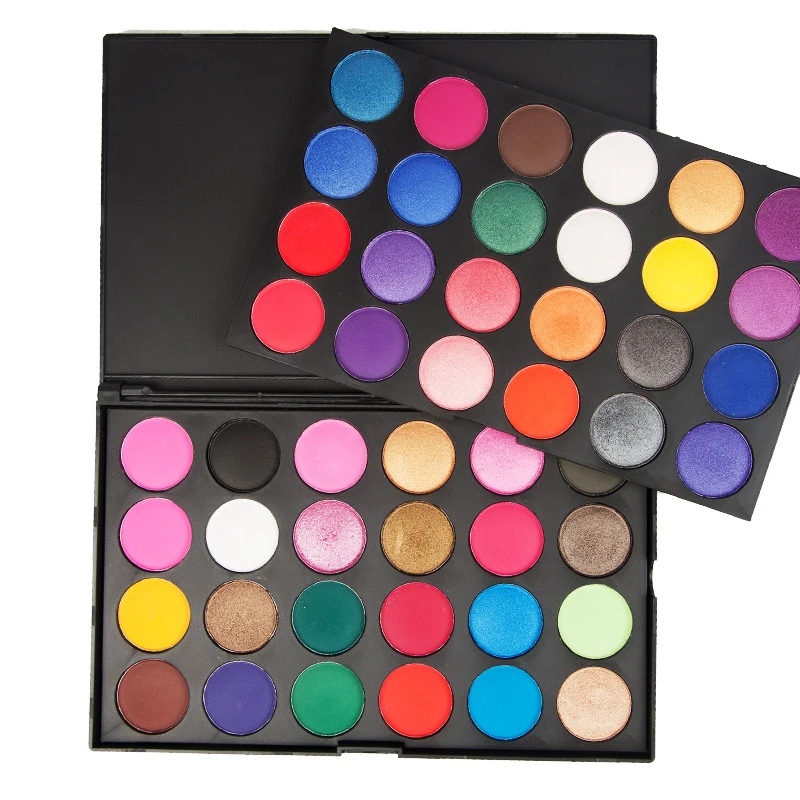 48 цветов матовые тени для век Палитра Макияж земли Косметика Блеск