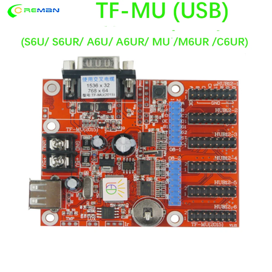 Фонарь P4.75 P7.62 P10 Одноцветный двойной Лучший USB драйвер светодиодный контроллер