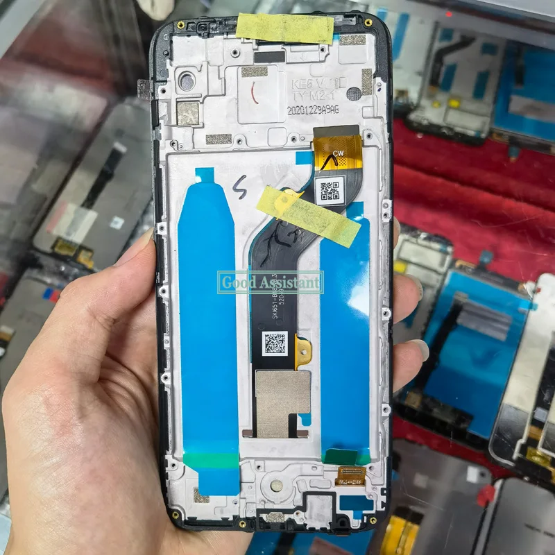 Оригинальный черный 6 52 ''для TECNO Spark Go KE5J Ke5k / SPARK GO 2020 KE5 ЖК-дисплей с рамкой |