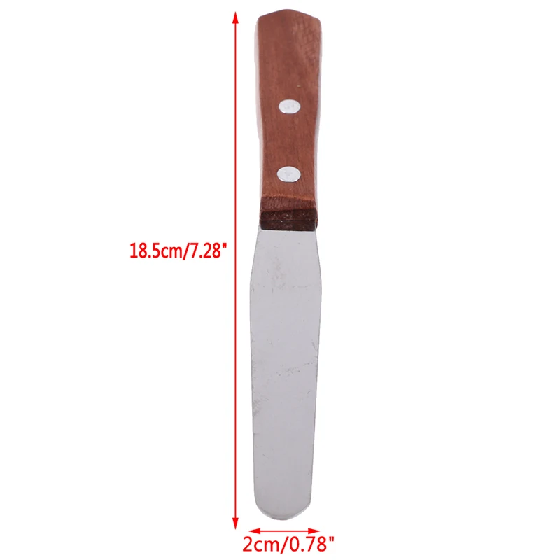 

4'' Stainless Steel Waxing Spatula For Depilation Hair Removal Applicator Easy Hold Epilator Wax Waxing Scraper