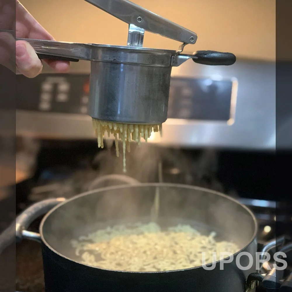 Картофелерезка UPORS из нержавеющей стали с тремя сменными дисками соковыжималка