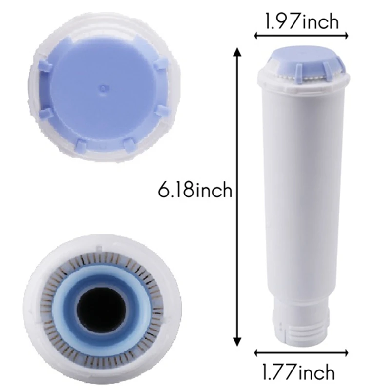 Coffee Machine Water Filter Cartridges for Krups Claris F088 01/Siemens TCZ60003 /AEG (Pack of 4) |