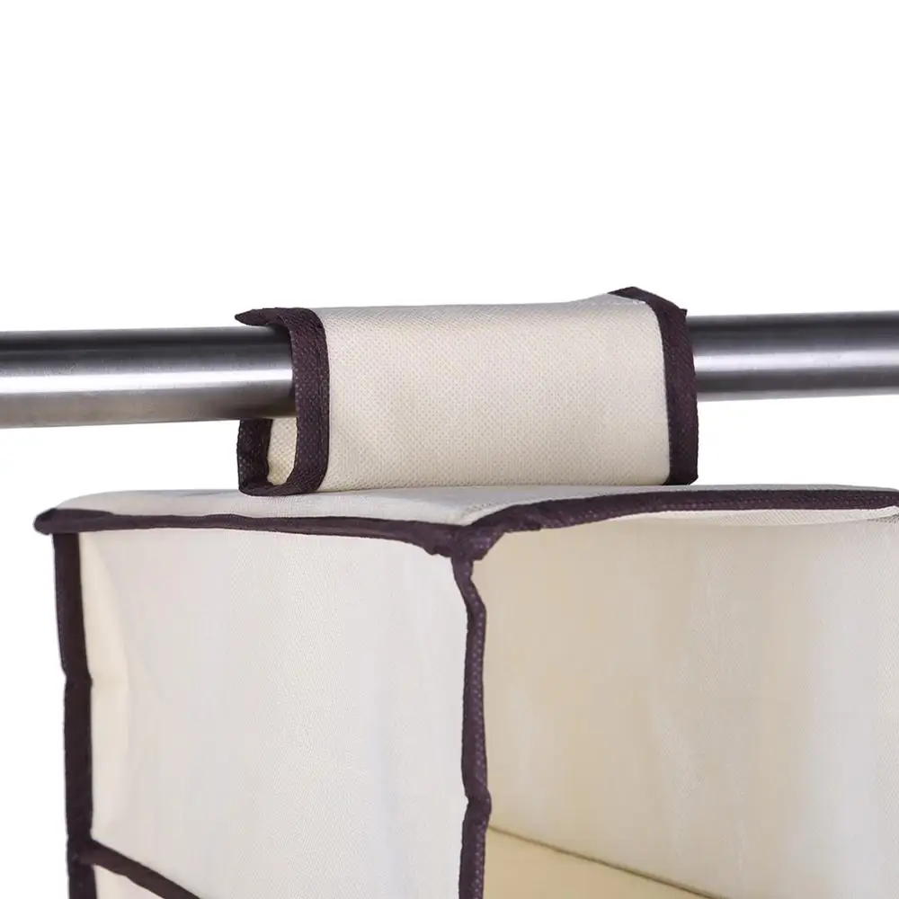 10 слоев подвесной органайзер для хранения шкафа одежды двери карманный обуви