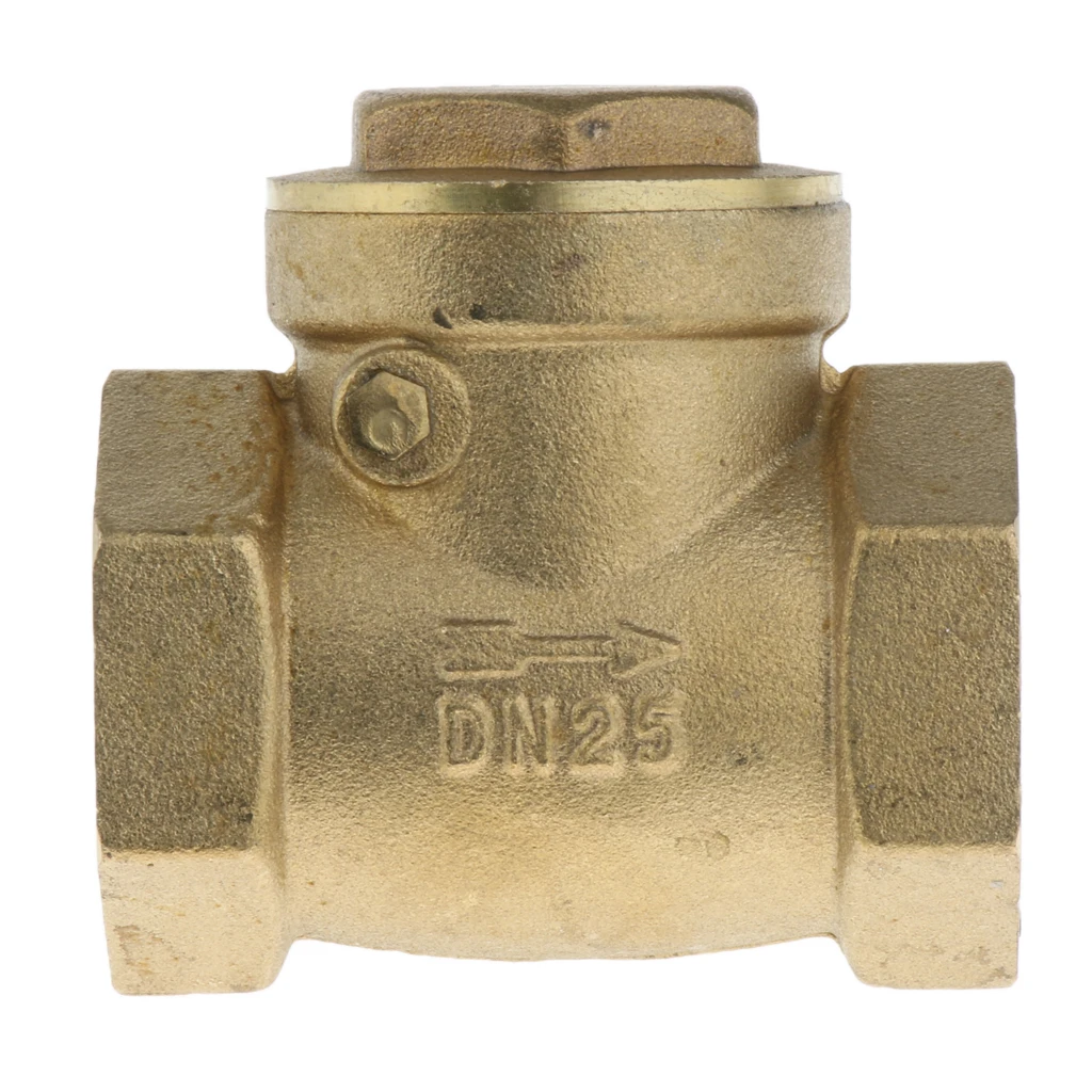 

One Way Swing Check Valve DN25 Female Thread Non Return Valve Brass
