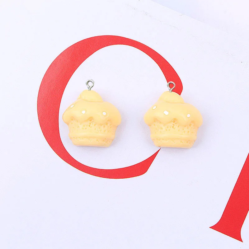 

10Pcs Simulation Ice Cream Cake Resin Charms for Earrings Necklace Bracelet Accessories DIY Handmade Pendants Jewelry Making
