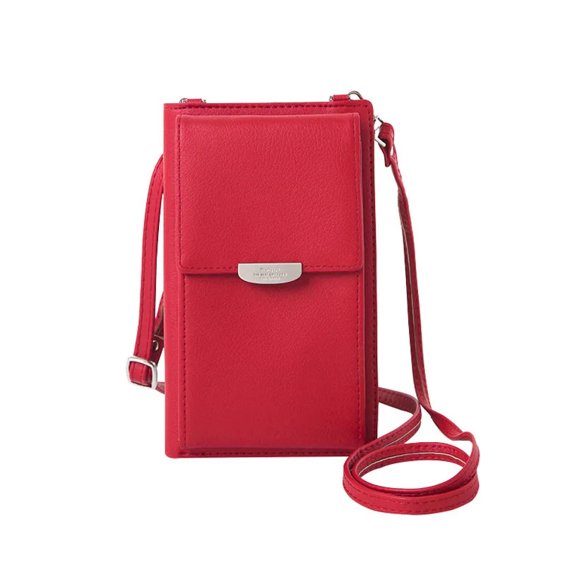 

2019 New Women Casual Wallet Brand Cell Phone Wallet Big Card Holders Wallet Handbag Purse Clutch Messenger Shoulder Straps Bag