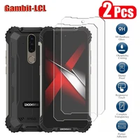 2PCS Protective Tempered Glass For Doogee S58 Pro 5 71  DoogeeS58Pro S58Pro Phone Screen Protector Protection Cover Film