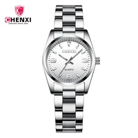 chenxi fashion womens watch new stainless steel waterproof wrist watches for women casual simple quartz ladies watches luminous