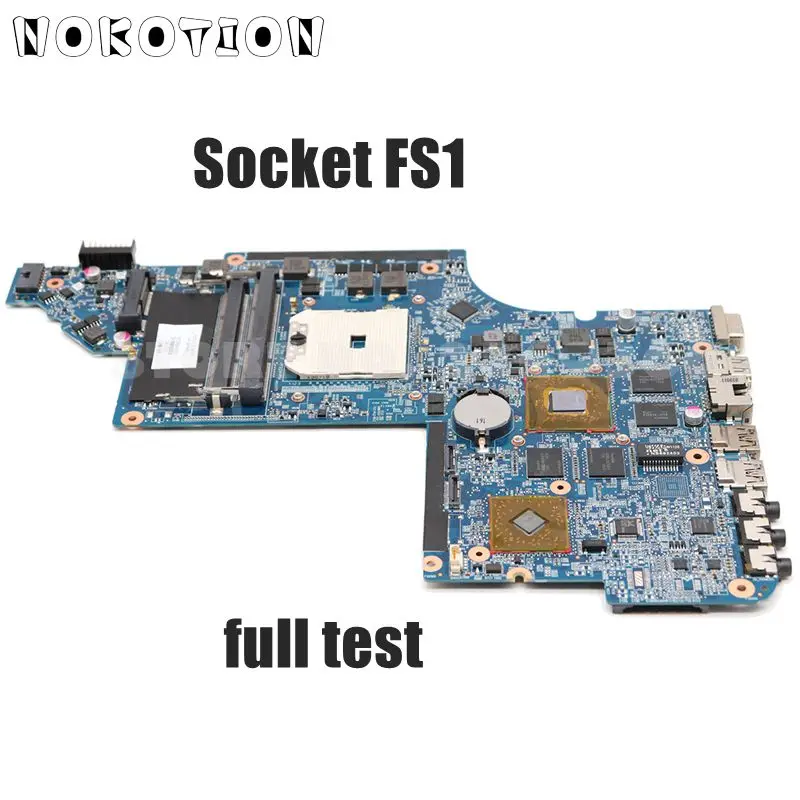 NOKOTION 650854 001 665284 665281 для HP Pavilion DV6 6000 материнская плата ноутбука FS1 DDR3 HD6750 1 Гб|main