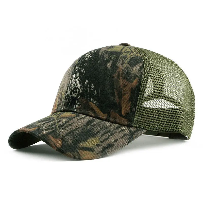 2020 сезон: весна лето с принтом камуфляж сетки бейсбольная Кепка Регулируемый