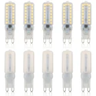 Диммируемые светодиодсветодиодный лампы G9, 10 шт., 220 В, 110 В, точечные светильники 2835SMD Bombilla 3 Вт, 5 Вт, 7 Вт, заменяемые галогеновые лампы 30 Вт, 40 Вт для дома, спальни