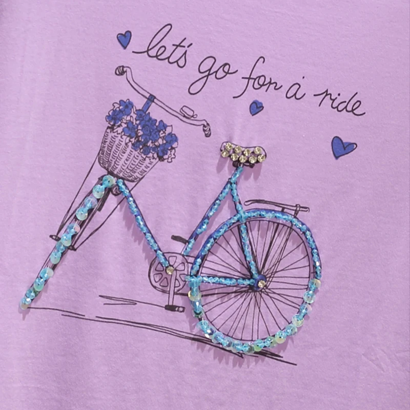

gkfnmt Beading Print Pink T Shirt Summer Short Sleeve Women Top White Tshirt Cotton Korean Style T-shirt Women Clothes