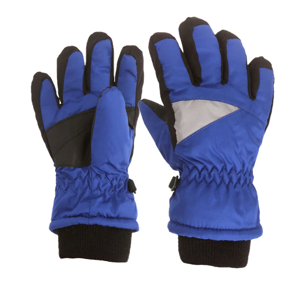 

Winter New Children Thickening Ski Gloves Windproof Thermal Mittens Boys Girls Cold-proof Outdoor Sports Running Snowboarding