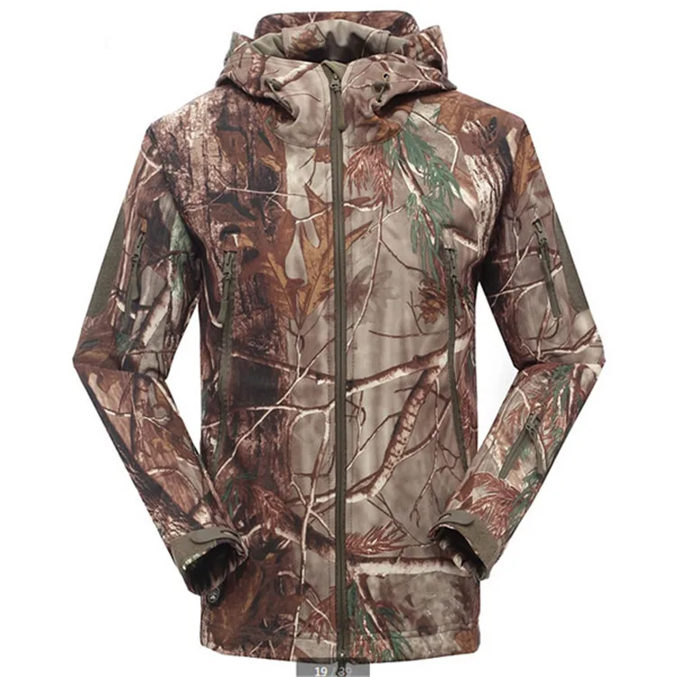 Men Outdoor TAD Jacket Waterproof Tactical Softshell Hooded Jacket Black Green Men Outdoor Jacket Waterproof TAD Coat Shark Skin