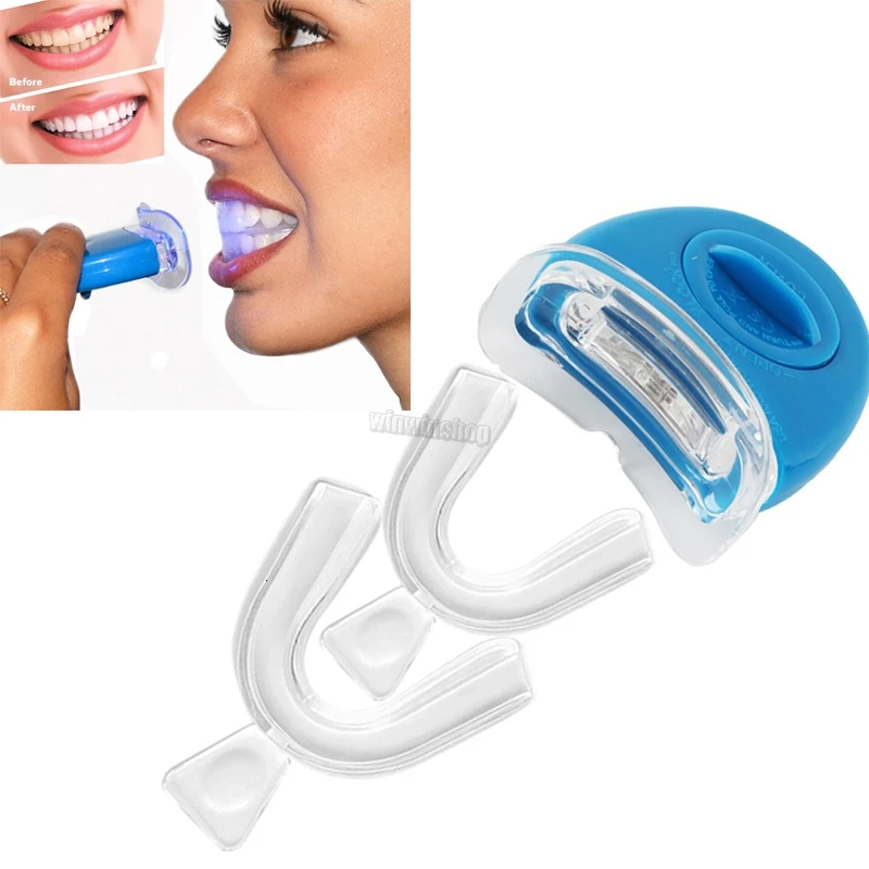 

1 set of dental tooth whitening light tooth white oral kit powder gel kit whitening agent tooth bleaching dental equipment