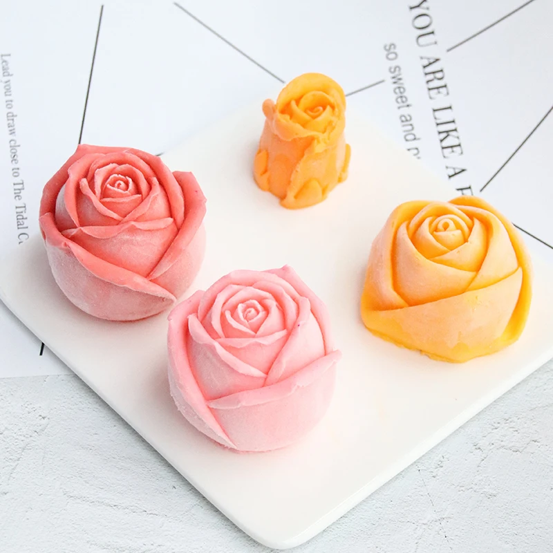 3 вида стилей силиконовая форма в виде цветка розы инструменты для украшения