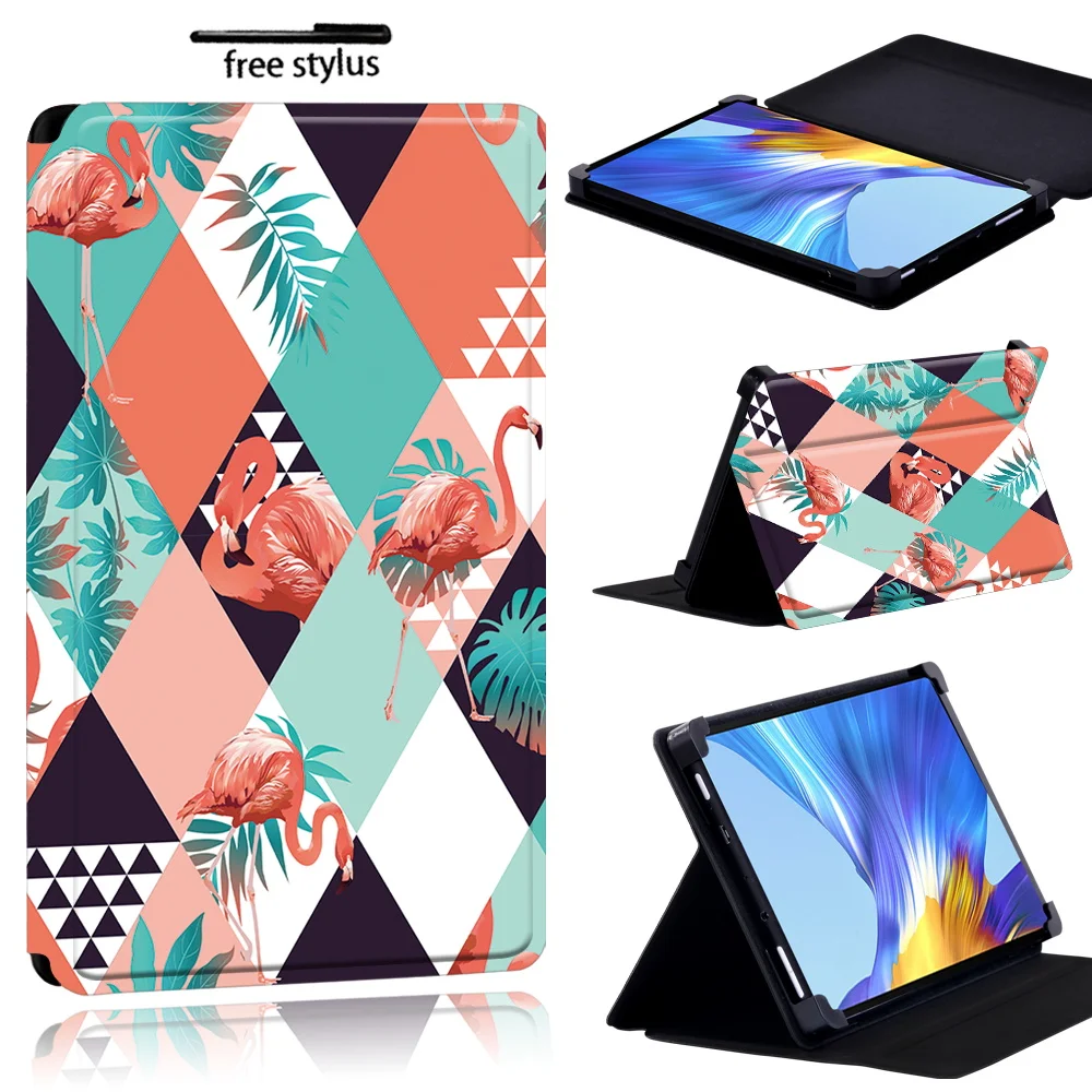 Чехол для планшета Huawei Enjoy Tablet 2 10 1/MatePad (10 4/10 8/Pro 8/T8)/Honor V6-пыленепроницаемый кожаный