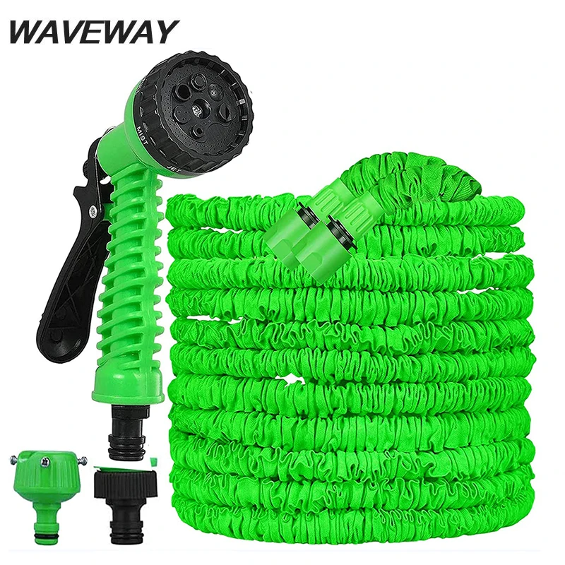 

25-150Ft Grrden Expandable Flexible Water Hose Plastic Lightweight Watering Hoses 45m(Max) Magic Water Hose Garden Pipe Hose