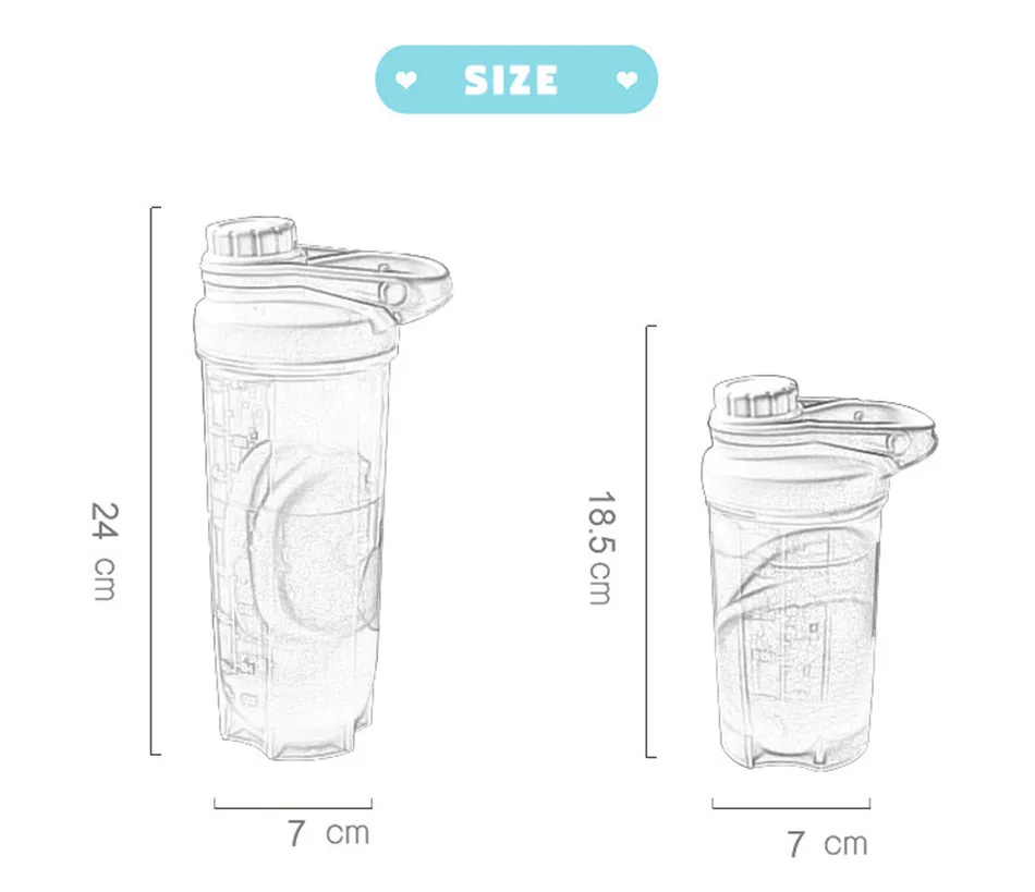 Креативный шейкер для протеиновых порошков бутылка смешивания сывороточного