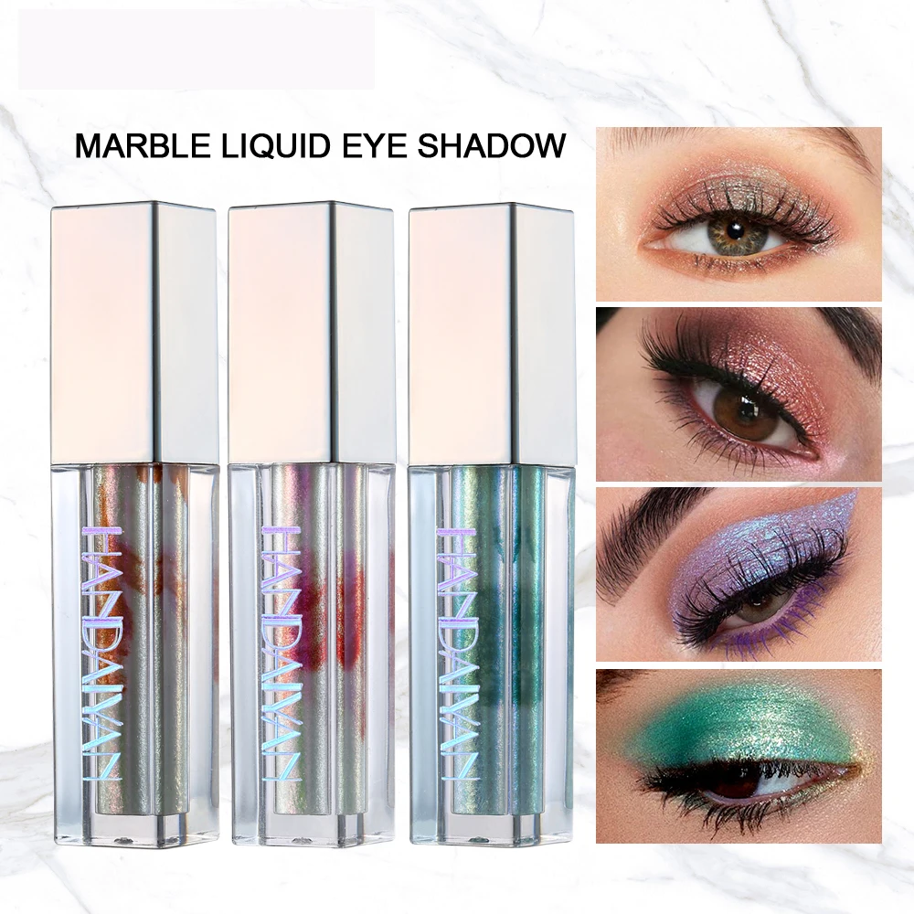 Жидкие блестящие тени для век Карандаш мерцающие водонепроницаемые стойкие