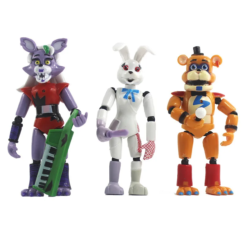 Экшн фигурки пять ночей у Фредди ПВХ Куклы FNAF детские подарки 5 шт./компл.|Игровые
