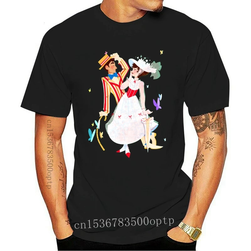 

New 100% Cotton O-neck Custom Printed Tshirt Men T shirt Jolly Holiday - Mary Poppins Women T-Shirt