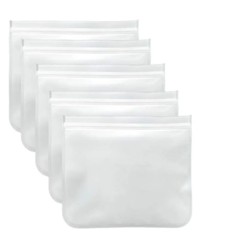 

10Pcs/Set Fresh-keeping Silicone Food Storage Bag Reusable Storage Bags Leak Proof Freezer Silicone Lock Bags Kitchen Organizer
