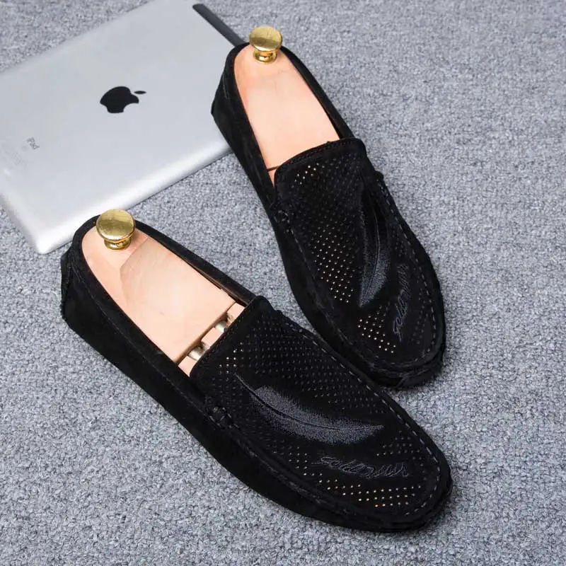 Mocassin homme de luxe повседневные лоферы мужская обувь дышащая модные мужские слипоны