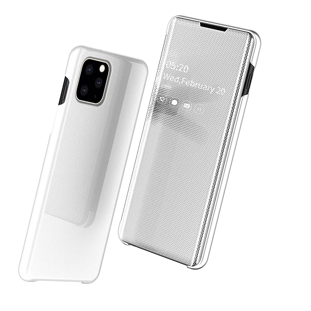 Небесно-голубой Умный зеркальный флип-чехол для samsung Galaxy S9 S8 Note 9 8 S7 Прозрачный чехол для samsung S7 S6 Edge Plus Note 9 S9 S8 A50 чехол - Цвет: Небесно-голубой