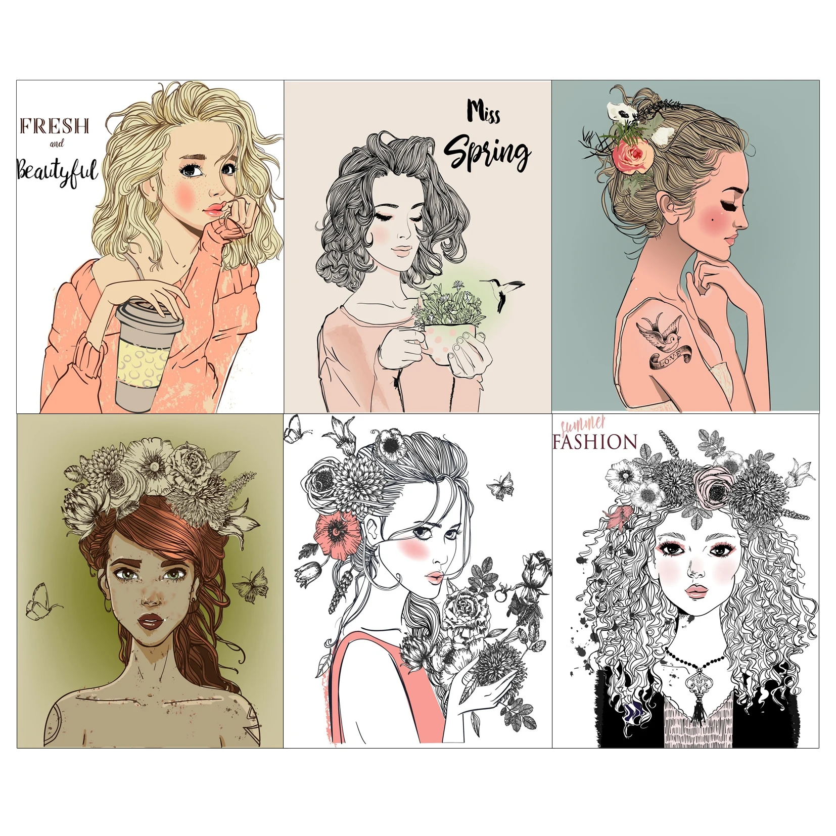 Красивые прозрачные штампы DABOXIBO для девочек украшения поделок Новое поступление