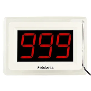 Retekess T114 беспроводной приемник вызова хост вызова пейджер система с голосовой отчетностью для ресторана официанта медсестры вызова F9405A