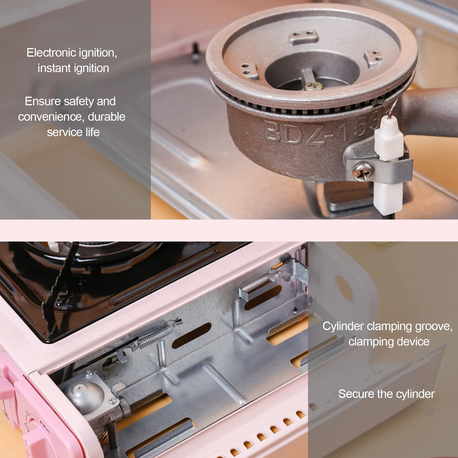 Портативная Кассетная плита Hey Pig портативная газовая для барбекю открытого