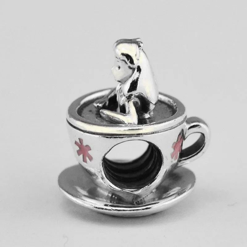 Девушка 2020 Teacup бусины для серебра 925 оригинальные амулеты Браслеты женщин DIY