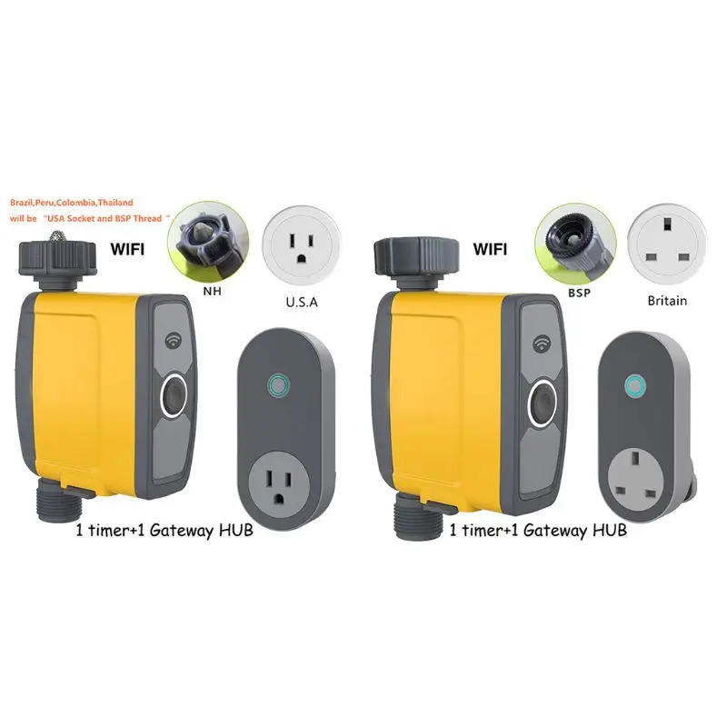 

WIFI Connection Automatic Smart Hose Watering Timer Irrigation System Garden Soil Moisture Sensor Controller