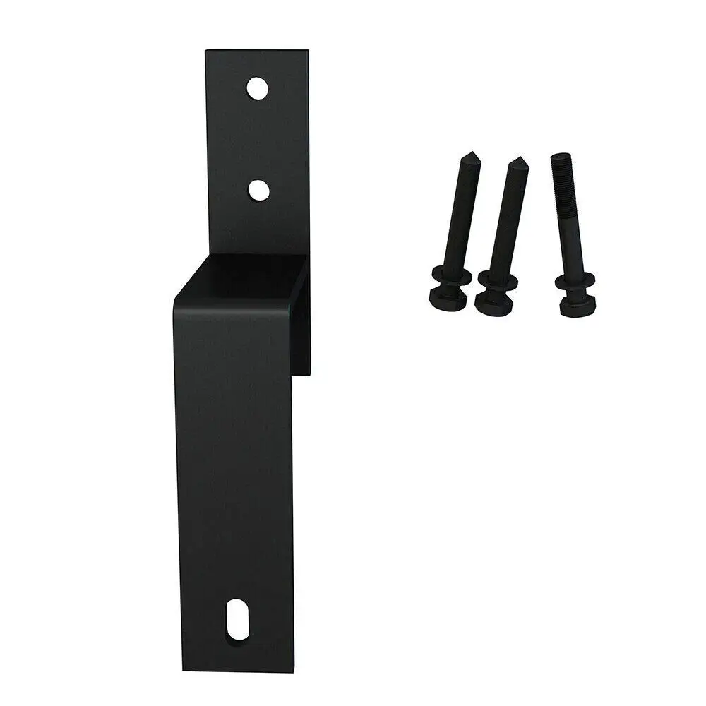 8 1/2in Wall Mount обувь на плоской подошве цвет черный Сталь обходной кронштейн для
