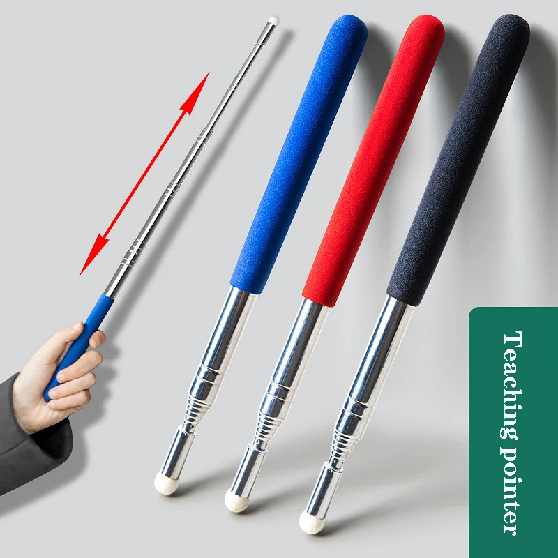 Выдвижная указка учителя из нержавеющей стали многофункциональные учебные