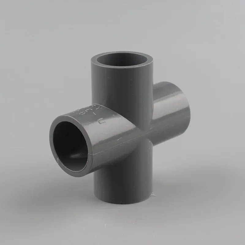 3pcs 20mm PVC Pipe Irrigation Cross Connector Water Hose 1/2'' 4 way Garden Accessories | Дом и сад