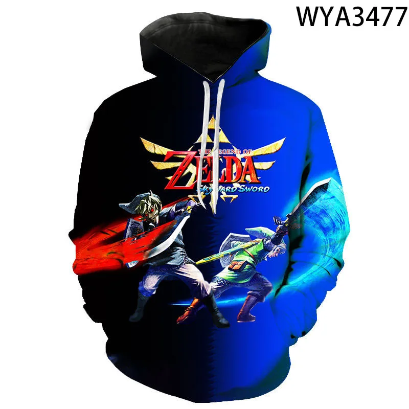 

2021 New Casual Cartoon Anime 3D Print Game Men Women Children Streetwear Hoodies Fashion Boy Girl Kids Sweatshirts Cool Coat
