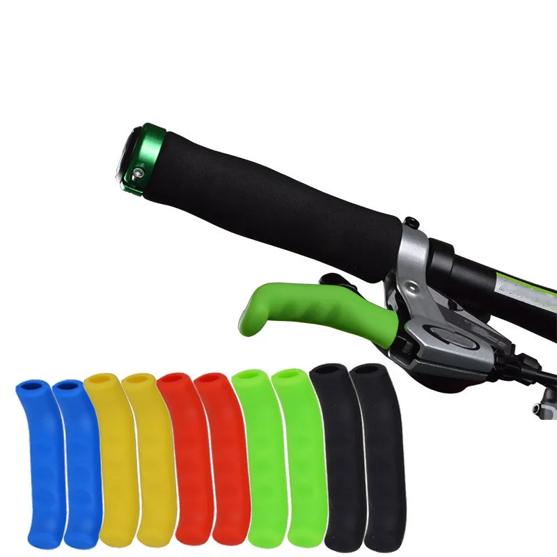 

New 1 Pair Bicycle Brake Handle Cover Bike Brakes Silicone Sleeve Universal Type Brake Lever Protection Covers Cycling Accessory