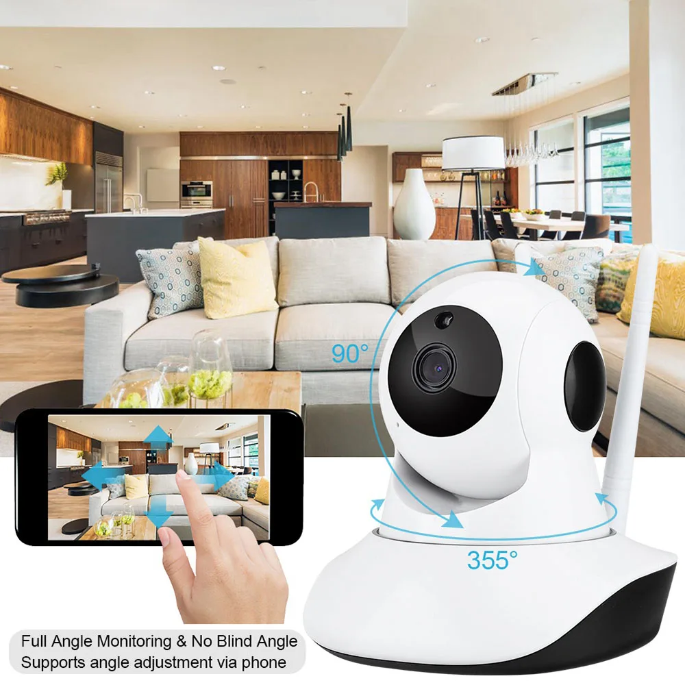 

2019 Mini Smart Camera Indoor Video Monitor Wireless IR Night Vision CCTV WIFI Surveillance Security Home 2MP HD1080 CAM EasyUse