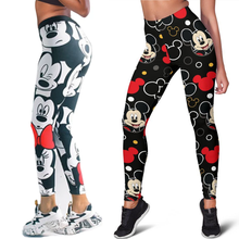 Disney-pantalones de chándal de mickey mouse para mujer...