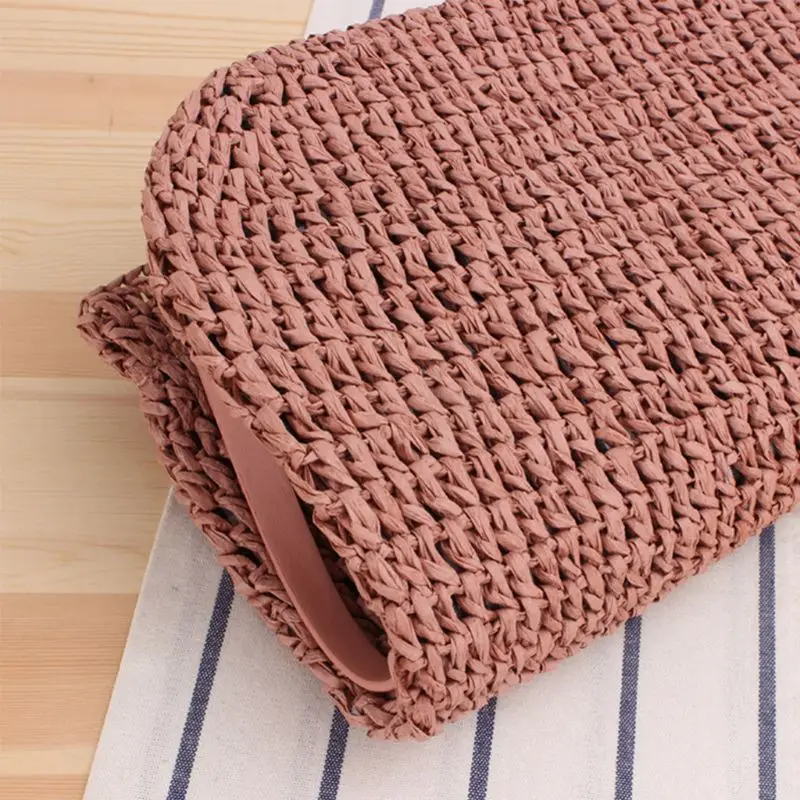 

Women Girls Straw Handbag Shoulder Bag Purse Tote Messenger Satchel D0UD