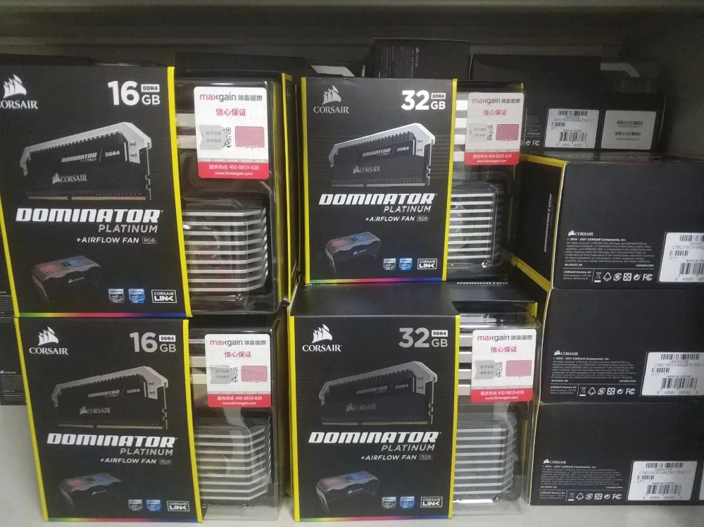 CORSAIR Dominator Platinum16(8GBx2) 32(8GBx4) Оперативная память модуль Двухканальный DDR4 память PC4 3600 3200 3000 МГц Настольный DIMM