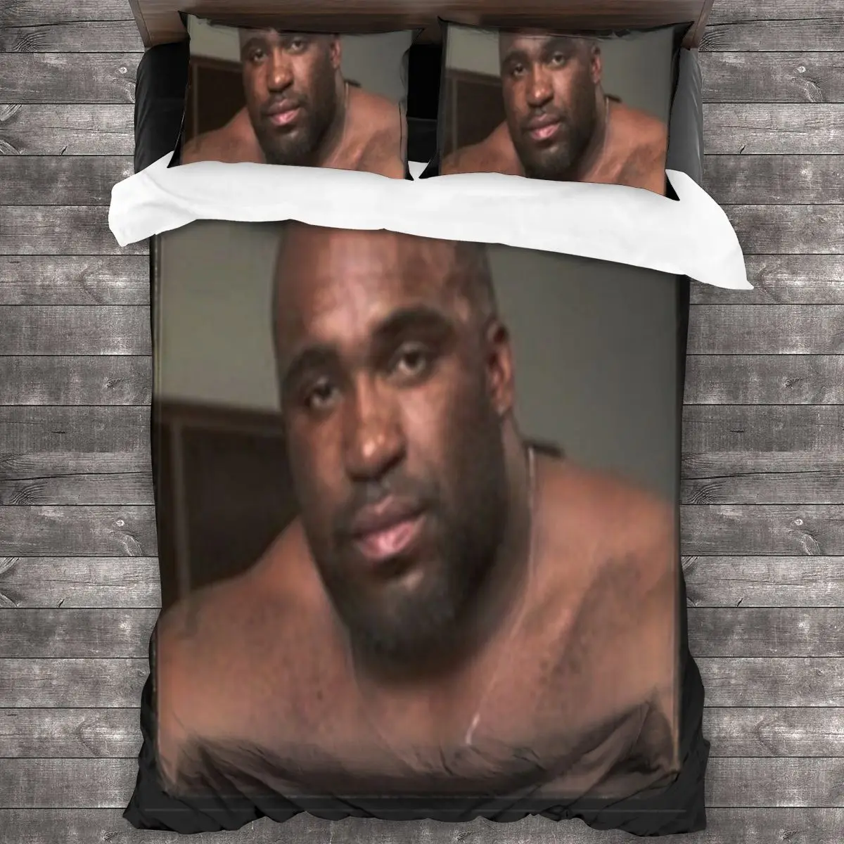 

Large Black Man Linens Bedspread Bedding Set Duvet Cover Bedspreads Euro Bed Linen 2 Seater Sheets