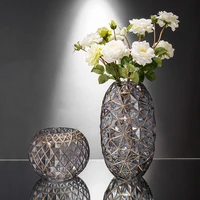 minimalist glass vase home decoration hydroponic flower dried flower living room decoration simple decoration ornaments wf906113