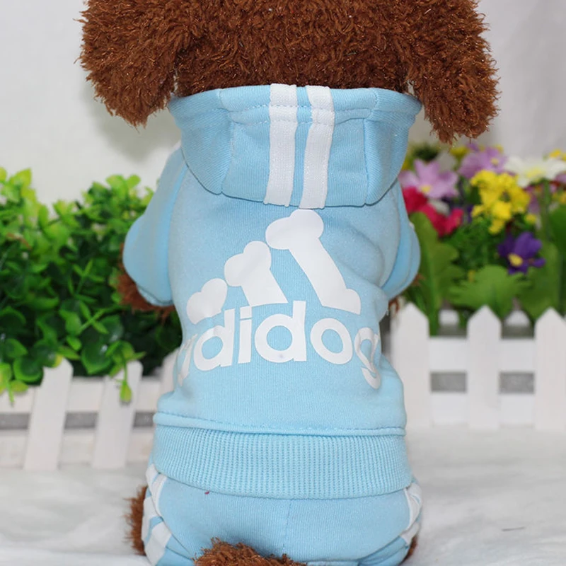 

Pet dog clothes spring, autumn and winter four-legged clothes fleece clothes cat clothes