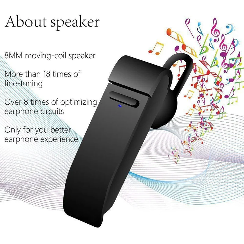 Translate Earphone Wireless Business Earbuds Multi-language Bluetooth Translator Headset DJA99 | Электроника